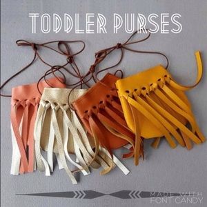 Vegan Faux Leather Fringe Crossbody Purse